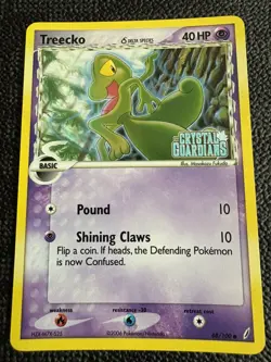 Treecko (Reverse Holo) 68/100 EX Crystal Guardians (NM) Pokemon TCG - Image 3