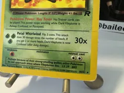 Dark Vileplume 30/82 - Pokemon TCG - Team Rocket - Vintage Regular - Image 3
