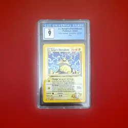 Pokemon TCG Gym Heroes Lt. Surge's Electabuzz 006/132 Holo Rare CGC 9 2000 - Image 1