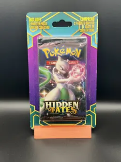 Pokemon Tcg Sun & Moon Hidden Fates 2 Pack Blister - MEWTO - Brand New (SEALED) - Image 1
