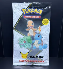 Pokemon TCG First Partner Pack Kanto 2021 25th Anniv w/ 2 Booster Packs Sealed - Image 1