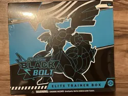 Pokemon TCG Scarlet & Violet Black Bolt ETB Elite Trainer Box Promo - Image 1