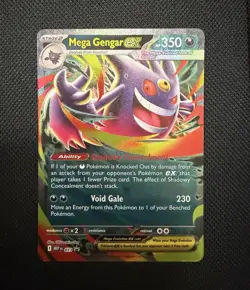 Pokemon TCG Mega Gengar EX 073 Black Star Promo - Image 1