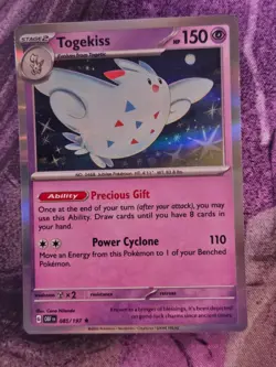Togekiss 085/197 Rare Obsidian Flames Pokemon Holo Near Mint - Image 1