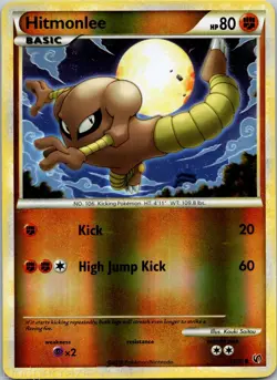 Hitmonlee HGSS25 Promo HGSS Black Star Promos Pokemon LP - Image 1