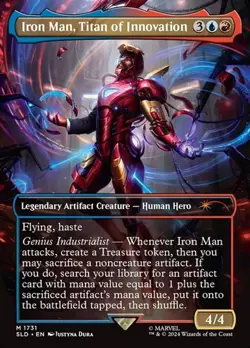 Iron Man, Titan of Innovation - Extended Art SLD NM MTG - Image 1