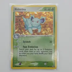 Nintendo Pokemon TCG Nidorina 40/112 FireRed & LeafGreen Holo English 2004 HP80 - Image 4
