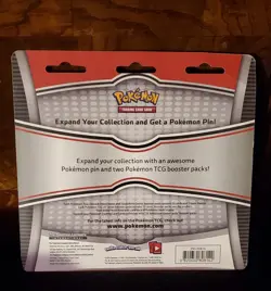 Pokemon Blister Rebel Clash + Sun & Moon Pack Charizard Collectible Pin • Sealed - Image 3