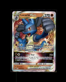 Lucario VSTAR SWSH214 Holo Promo Sword & Shield Promo Pokemon Holo LP - Image 1
