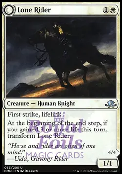 Lone Rider / It That Rides as One 1x FOIL EMN MTG Eldritch Moon Uncommon MINT wt - Image 1