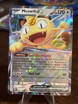 Pokemon Meowth EX 062/088 Perfect Order 2026 Near Mint - Image 1