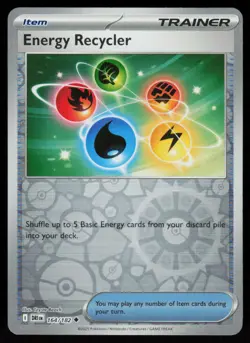 Energy Recycler 164/182 Uncommon Destined Rivals Pokemon Reverse Holo Near Mint - Image 1