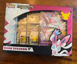 Pokemon TCG Celebrations Dark Sylveon V Collection Factory Sealed Box - Image 1