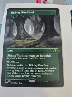 MTG - Shifting Woodland Borderless - Modern Horizons 3 - Image 1