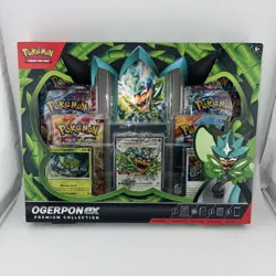 Pokemon TCG 2024 Ogerpon ex Premium Collection Factory Sealed Box - Image 1