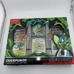 Pokemon TCG 2024 Ogerpon ex Premium Collection Factory Sealed Box - Image 2