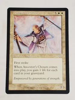 MTG Ancestor's Chosen (Judgement/White/U) - BGM - Image 1