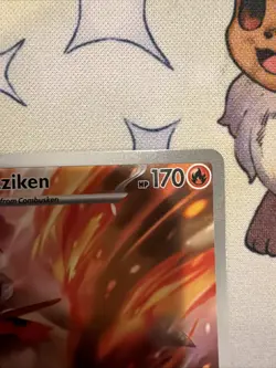 Pokemon Destined Rivals Blaziken IR Illustration Rare 192/182 - Image 2