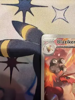 Pokemon Destined Rivals Blaziken IR Illustration Rare 192/182 - Image 3