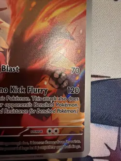 Pokemon Destined Rivals Blaziken IR Illustration Rare 192/182 - Image 4
