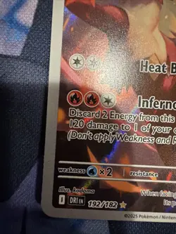 Pokemon Destined Rivals Blaziken IR Illustration Rare 192/182 - Image 5