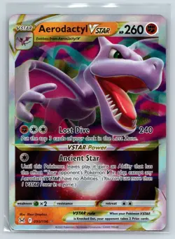 Aerodactyl VSTAR 093/196 Holo VSTAR Rare Lost Origin Pokemon Holo Near Mint - Image 1