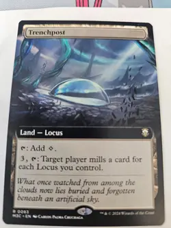 MTG - Trenchpost Extended Art - Commander Modern Horizons 3 - Image 1