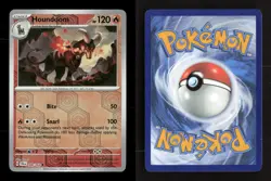 Houndoom 008/064 Shrouded Fable Reverse Holo NM/M Pokemon - Image 3