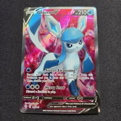 Glaceon V - 174/203 Evolving Skies Full Art Pokemon - NM - Image 1