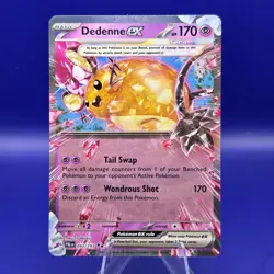 Dedenne ex 093/193 Double Rare Paldea Evolved Pokemon NM - Image 1