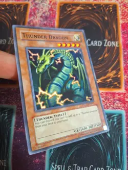 Yu-Gi-Oh! Thunder Dragon DLG1-EN041 Unlimited Common Near Mint - Image 2