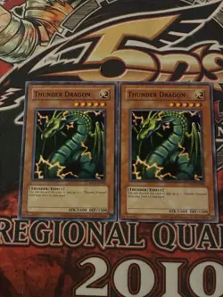 yugioh- 2x Thunder Dragon Retro Pack 2 Common NM - Image 2