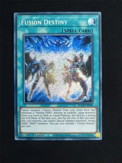 Fusion Destiny BLCR Secret Rare - 1st ed Yugioh Card #225 - Image 1