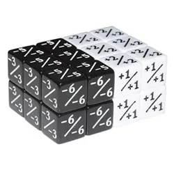 Six Sided Dice Set, 24 Pieces Counter Dice Token Dice Tracking Counter for MTG - Image 1