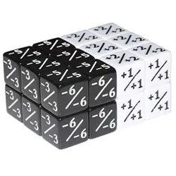 Six Sided Dice Set, 24 Pieces Counter Dice Token Dice Tracking Counter for MTG - Image 2