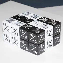 Six Sided Dice Set, 24 Pieces Counter Dice Token Dice Tracking Counter for MTG - Image 4