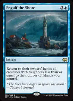 Engulf the Shore - Medium Play MTG Duel Decks: Merfolk vs Goblins - Image 1