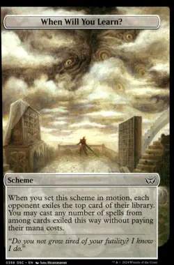10x Archenemy Scheme Cards - Commander: Duskmourn DSC - Endless Punishment - MTG - Image 1