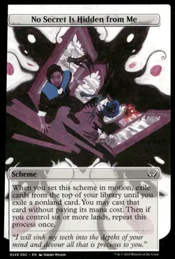 10x Archenemy Scheme Cards - Commander: Duskmourn DSC - Endless Punishment - MTG - Image 3
