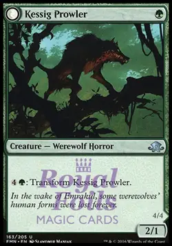 Kessig Prowler / Sinuous Predator 2x FOIL MTG Eldritch Moon Uncommon MINT + NM+ - Image 1