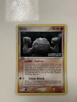 Pokemon TCG Ditto (Geodude) Common Delta Species 62/113 - Image 1