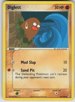 Pokemon TCG Diglett Common Crystal Guardians 50/100 - Image 1