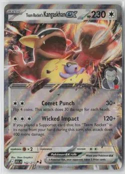 Pokemon Team Rocket's Kangaskhan ex #162/217 ME: Ascended Heroes Near Mint - Image 1