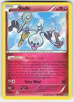 Klefki 80/114 Uncommon Steam Siege Pokemon Near Mint - Image 1
