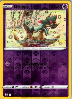 Dreepy 087/195 Silver Tempest Pokemon Reverse Holo Near Mint - Image 1