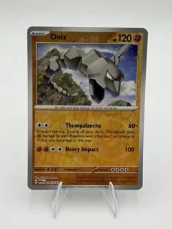 Onix Reverse Holo 095/165 MEW SV: Scarlet & Violet 151 Pokemon TCG NM - Image 1