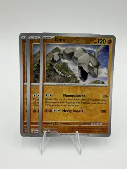 Onix Reverse Holo 095/165 MEW SV: Scarlet & Violet 151 Pokemon TCG NM - Image 3