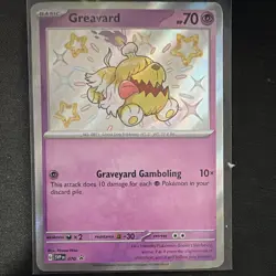 The Pokemon Company Greavard 070 SV Scarlet & Violet Promo Holo Psychic 70 HP EN - Image 1