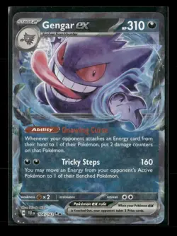 Gengar ex 104/162 Temporal Forces NM/M Pokemon - Image 1