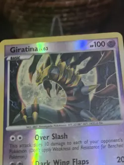 Pokemon 2009 Giratina Reverse Holo 10/127 - LP - Image 4